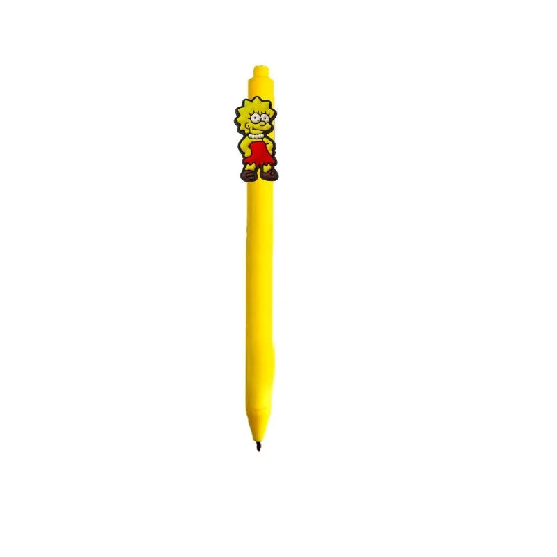 Simpsons Cartoon Neutral Pens - Creative Stationery Set - Ideal Gift for Students, Friends, or Coworkers-4PCS-set-