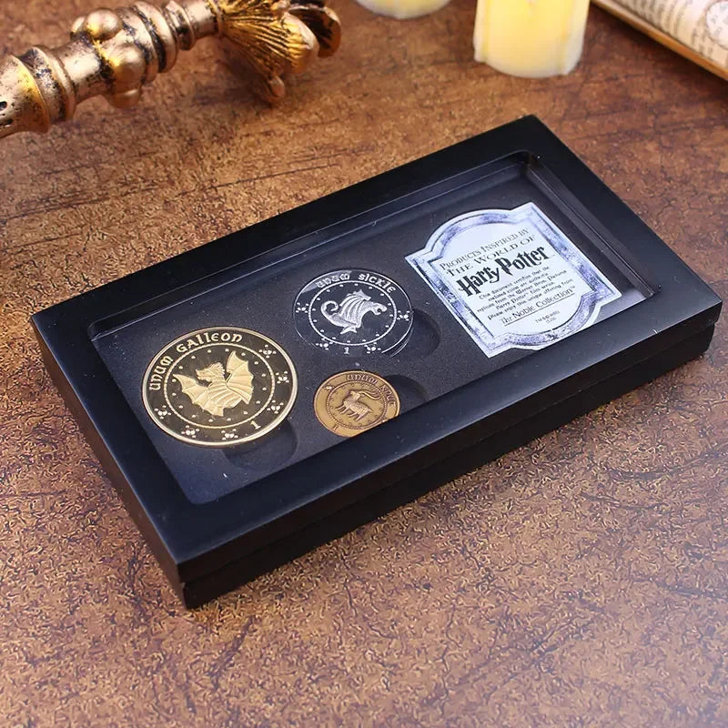 Harry Potter Gringotts Gold Coins - Hogwarts Commemorative Collection for Kids-3PCS 2414753-