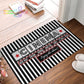 Cinema Admit One Ticket Pillow - Red Doormat and Floor Door Mats - Camera Rug and Carpet Footpad Set-