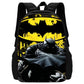 Super Hero B-BatmanS LOGO Child School Backpack With Shoulder Bag Pencil Bags School Bags for Boys Girls Best Gift-BB-198BBHJJ9A4-