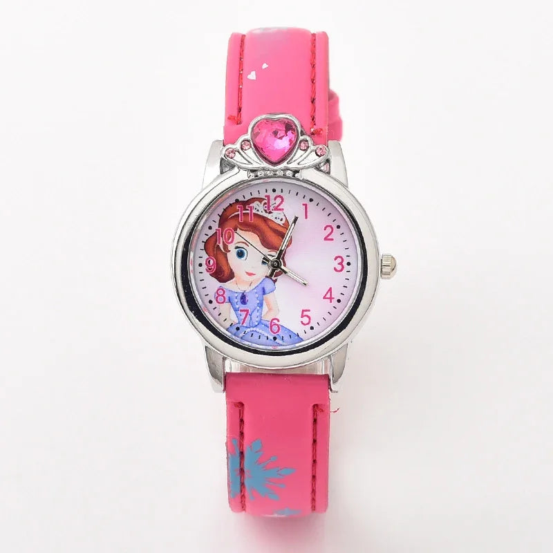 Disney Frozen Elsa Watch - Princess Anna Design - Silicone Strap Quartz Watch - Perfect for Girls’ School Days-1-