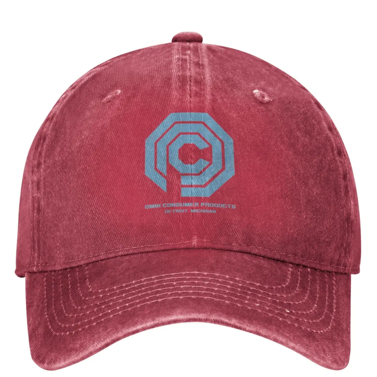 OCP Baseball Cap - RoboCop Omni Dark Casual Hip Hop Hat - Outdoor Sport Cap Gift for Couples-Red-as picture-