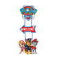 Paw Patrol Birthday Decorations Happy Birthday Backdrop Banner Plates Cups - Paper Tableware Set Balloons - Kids Boy Party Supplies-Welcome card-