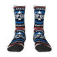 Maverick Top Gun Movie Socks - Women & Men Warm 3D Printing - Tom Cruise Inspired Basketball Sports Crew-9-One Size-
