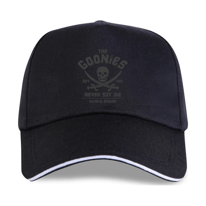 The Goonies Never Say Die - Snapback Baseball Cap - Summer Hat For Men and Women-P-Black-