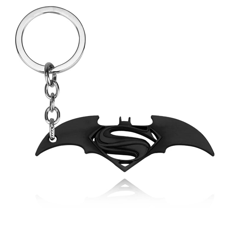 Batman Darts Metal Keychains Cosplay Props Film Television Works Peripheral Gifts Men Women Backpack Jewelry Accessories-K092-black-