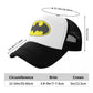 Bats Man Symbol Logo Trucker Cap Fitted Cartoon Dad Hat Trucker Worker Cap Racing Cap Snapback Caps Mesh Baseball Cap Summer-