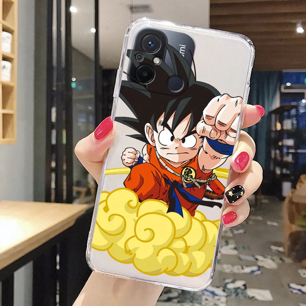 Anime Dragons-Balls Son-Gokūs Silicone Case - Soft Bag Clear Transparent Phone Back Cover - Xiaomi Redmi 12C - Xiaomi Redmi 12C 12 C Capa - Anime Fan Gift-qlzhu05-Redmi 12C-