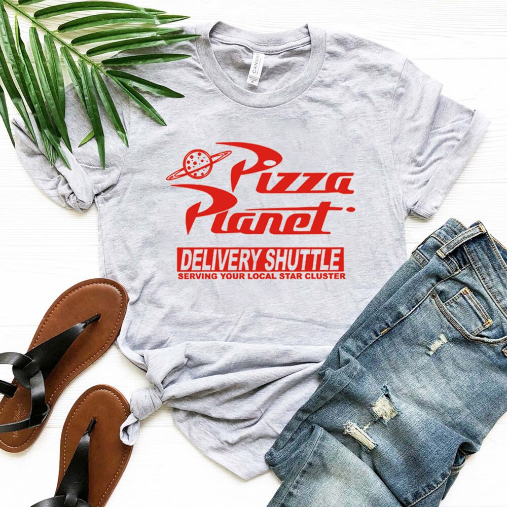 Pizza Planet Shirt - Vacation T-Shirt - Retro Television And Video - 1990s Garment-