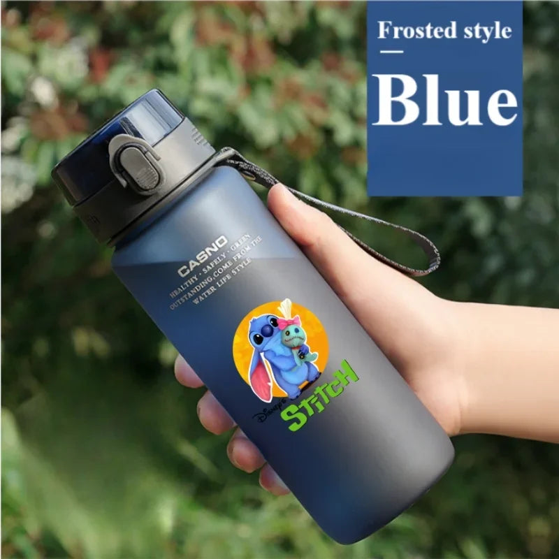 1000ML Stitch Water Cup Bottle - Cartoon Plastic Large Capacity Outdoor Sports Gift-10-560ML-