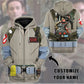 Custom Name Ghostbusters Zip-Up Hoodie - Cosplay Apparel Casual Tracksuit Jacket-