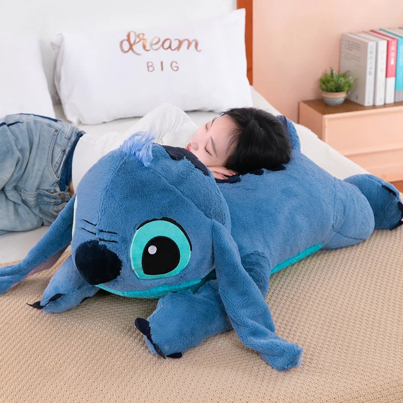 Stitch Long Plush Pillow Toy - Sleeping Leg Clamping Doll Kids Birthday Cartoon Gift-