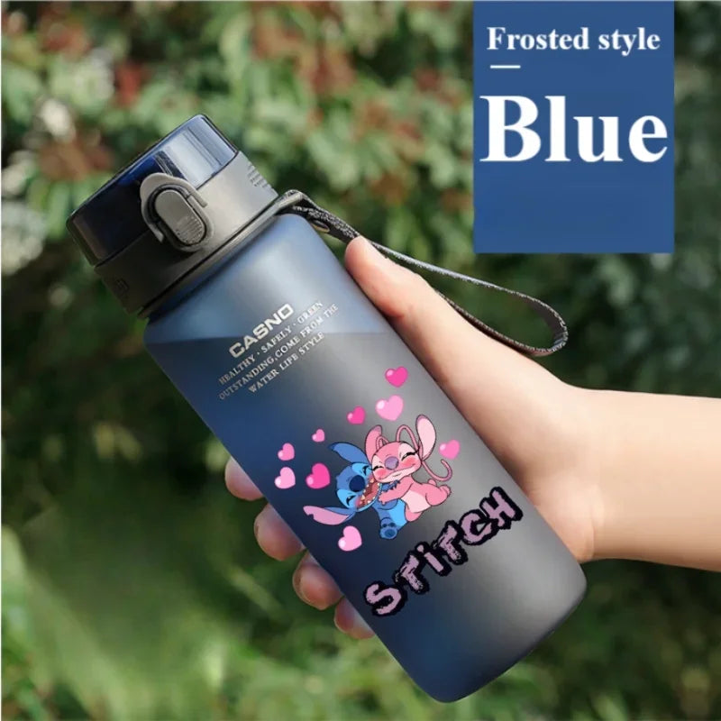 1000ML Stitch Water Cup Bottle - Cartoon Plastic Large Capacity Outdoor Sports Gift-41-560ML-