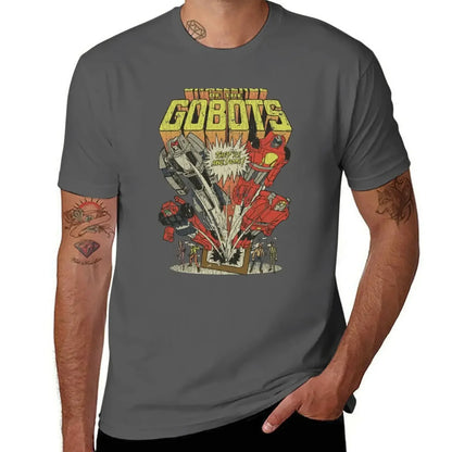 Challenge of the GoBots 1984 T-Shirt - Vintage Cartoon 80s Throwback Men’s Tee Gift-carbon-XXL-