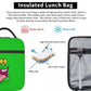 Ghostbusters Slimer Lunch Bag - Portable and Multifunctional - Green Ghost Supernatural Movie Box-