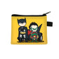 DC Anime Figure Justice League Batman Bruce Wayne Coin Purse Portable Card Case Coin Key Storage Bag Clutch Small Gifts-29-13.5x11 cm-