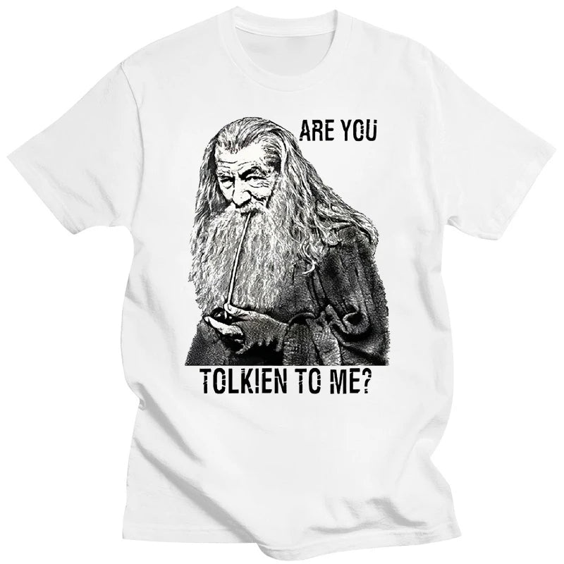 Are You Tolkien To Me - Lord of The Rings Retro - Vintage Hipster Unisex T-Shirt - Perfect for Fans-whiteMen-M-