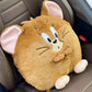 Lovely Tom and Jerry Back Cushion Headrest - Car Decor Throw Pillow - Cat Mouse Cuddly Plushies Sofa Bed Xmas Gifts Comfortable-