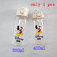 Disney Mickey Mouse Straw Bottle - 400/600ML Transparent Plastic - Portable Kids Drinking Water Cup with Donald Duck-TMSB-47-400ML-