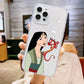 Disney Mulan Mushu Phone Case for iPhone 15 14 13 12 11 - Transparent Cover-A38Mtra01-iPhone 14-