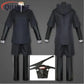 Japanese Anime Tokyo Ghoul Cosplay - Kaneki Ken Cosplay Costume with Hoodie, Jacket, Pants, Shorts, Full Set Outfits, Men's Uniforms, and Masks-4 pieces and mask-S-