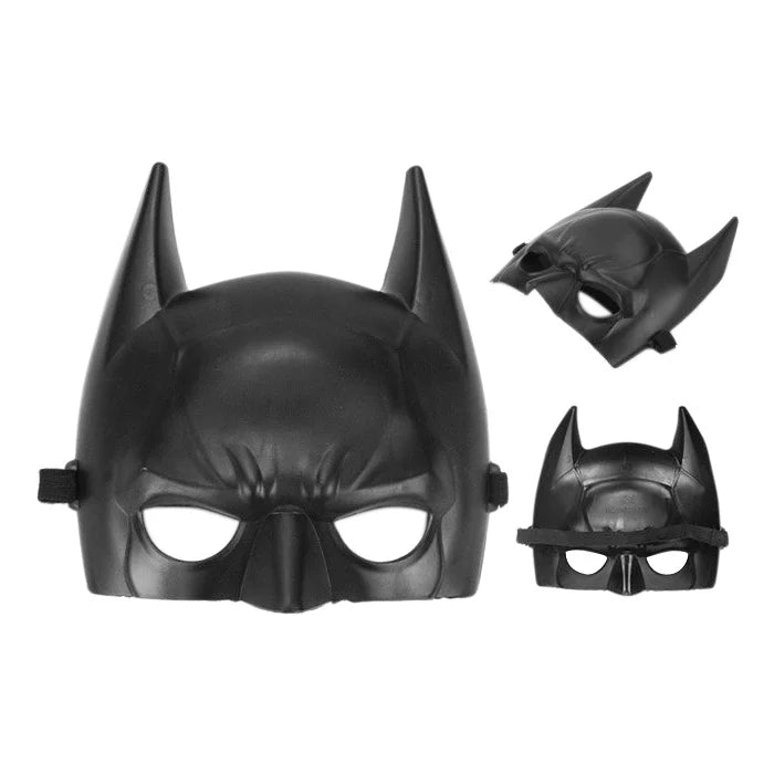 Halloween Party Cosplay Batman Costumes Children Clothing Kids Superhero Mask+Cape+Wristguard+Breastplate Brand New DS29-for 3-7 years old-