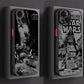 Disney Star Wars Luxury Logo Frosted Case for iPhone 15 14 13 12 11 - Protective, Mini Funda Cover-