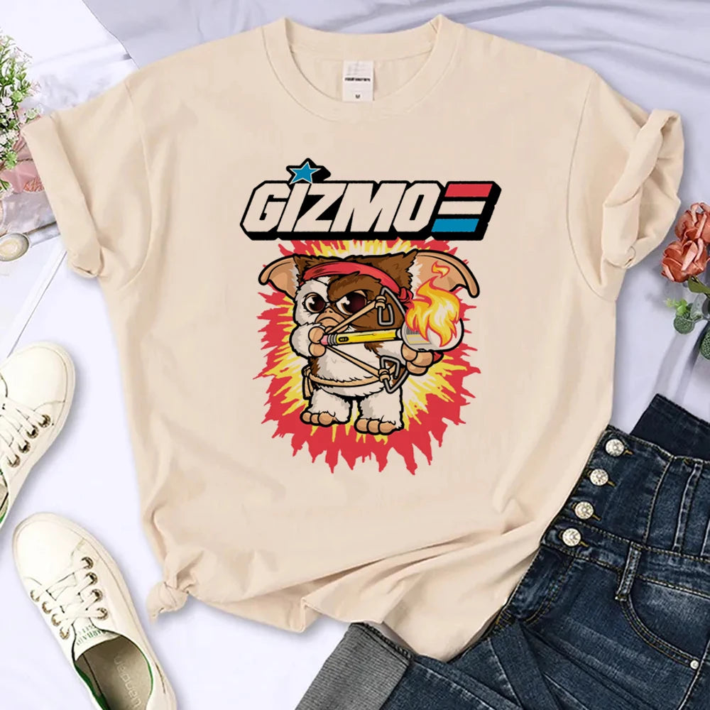 Gremlins T Shirt Women - Anime Streetwear Comic - T Shirt Female Designer - Women Clothes-YY268-4  KAQISE-CHINA-S