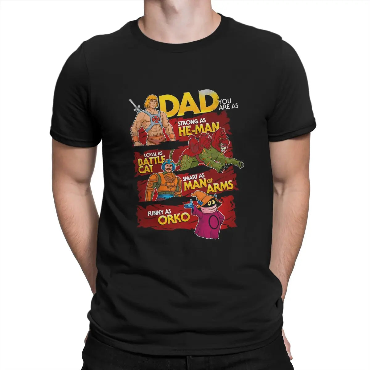 Father's Day He-Man T-Shirt: Masters of the Universe Homme Polyester Gift for Men - For the Dad Who Has Everything-