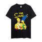 The Simpsons Couple T-Shirts - Cotton Short Sleeve Tops - Matching Clothes for Boyfriend and Girlfriend-