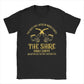 Men's T-Shirt - The Shire Smoke Shoppes - Lords of The Rings Tee - Cotton Short Sleeve Crewneck Plus Sizes-black-6XL-