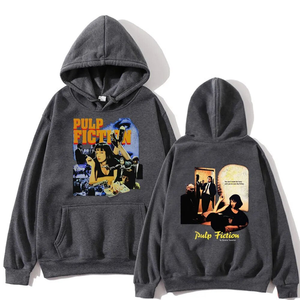 Pulp Fiction Mia Wallace Hoodie Quentin Tarantino Sweatshirt Golden Class Movies LTD