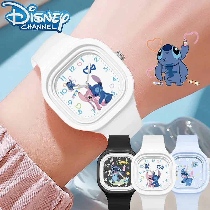 Lovable Stitch Watch - Lilo & Stitch Anime Design - Sports Silicone Wristband - Fun Kids Toy Gift for Fans - Family-