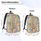 Britain Paddington Brown Bear Backpack Men Women - Teenage High School Work Daypack Cute Movie Cartoon College Canvas Bags Sports-