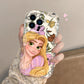 Disney Rapunzel Cute Phone Case for iPhone 15 14 13 12 11 - Wave Oil Funda Cover-iPhone 15 Pro Max-WA7101CLE-