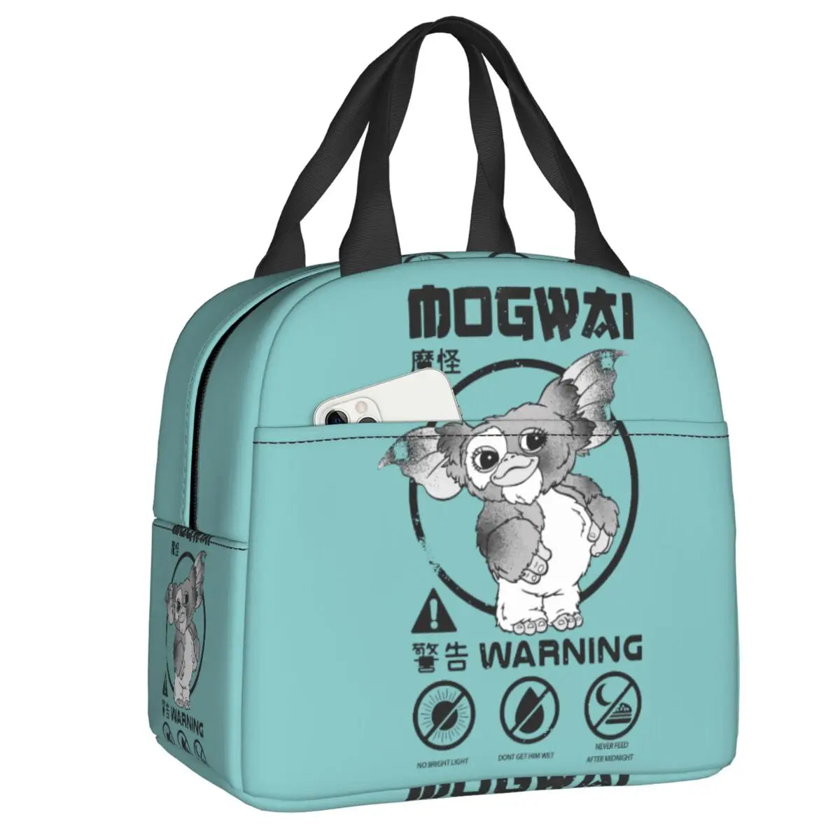 Custom Gizmo Mogwai - Gremlins Lunch Bag - Reusable Cooler - Thermal Insulated Lunch Box - For Outdoor Camping - Picnic Food Tote Bags-2-22x20x13cm-