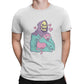 Skeletor’s Cat T-Shirt: Masters of the Universe Homme Polyester Streetwear for Men - Horror Fan Cartoon Gift-