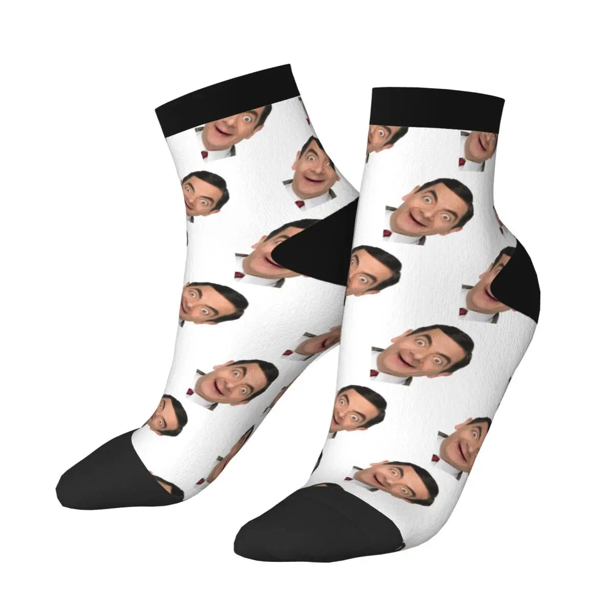 High-Quality Mr. Bean - Long Socks - All Seasons - Perfect Unisex Christmas Presents-As shown 2-One Size-