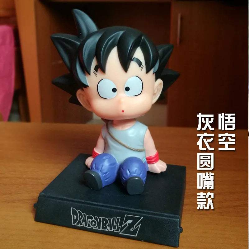 Dragon Ball Z Bobblehead Toy - Goku and Kuririn Action Figures - Fun Car Decorations-hui yi wu kong-