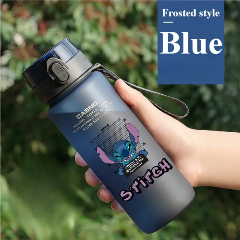 1000ML Stitch Water Cup Bottle - Cartoon Plastic Large Capacity Outdoor Sports Gift-5-560ML-