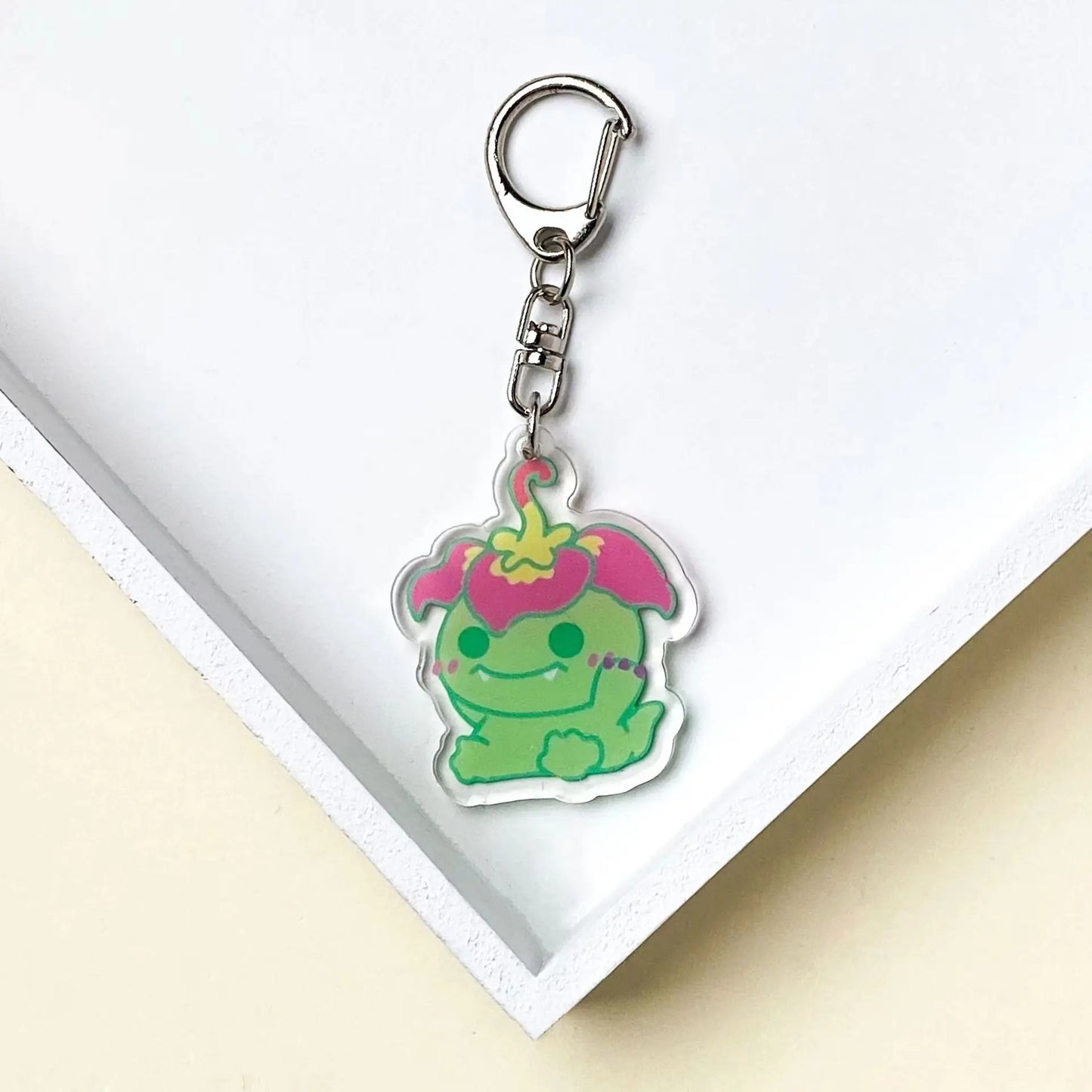 Digimon Adventure Acrylic Keychain - Retro Anime Character Backpack Pendant Gift-Baru beast-