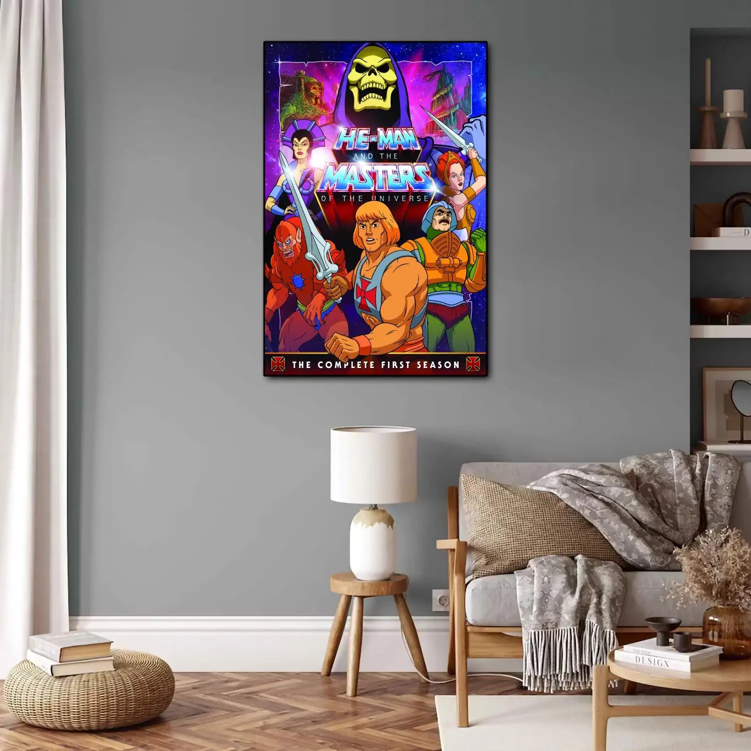 He-Man & Masters of the Universe Canvas Poster: Modern Family Wall Art Picture for Bedroom, Living Room, Cinema Room-Style-5-20x30cm No Frame-