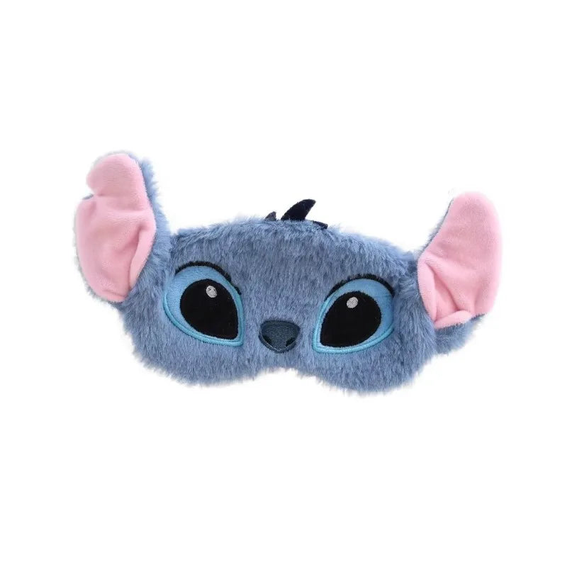 Stitch Cartoon Sleep Eye Mask - Cosplay Blue Shading Blindfold Kids Party Birthday Gift-