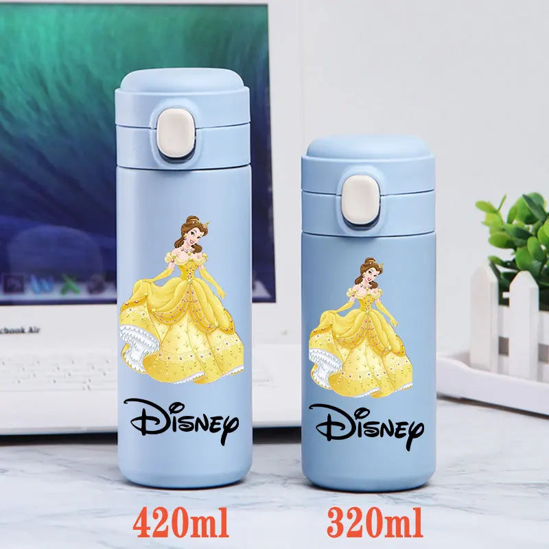 Disney Princess Thermal Bottle - 320ML/420ML Stainless Steel Outdoor Sports Water Cup Featuring Frozen Characters-GZ-L1-320ML-