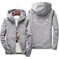 2024 New Bat Printing Zipper Windproof Jacket Men Women Hoodies Sunscreen Clothing Casual Sport Long Sleeve Hooded Coat Thin Top-Grey-01-3XL 70-80kg-