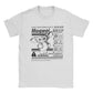 Gremlins Gizmo Warning - Label T Shirt Men - Pure Cotton Novelty - T-Shirt Crew Neck - Gizmo Mogwai Monster - Tee Short Sleeve Tops - Gift-WHITE-6XL-