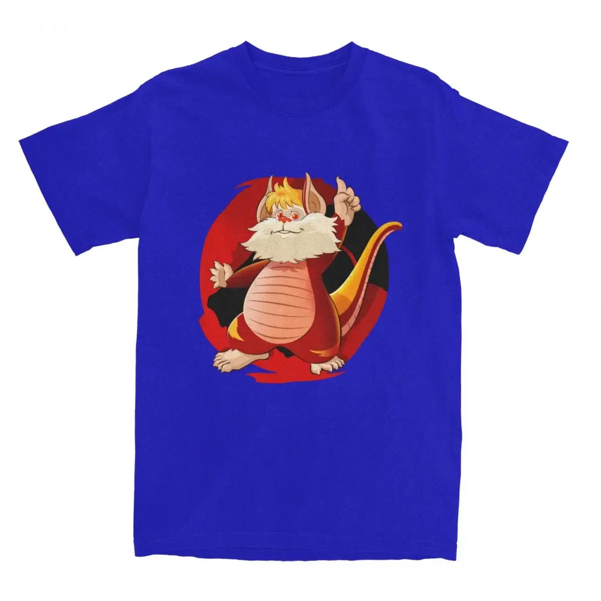 Snarf T-Shirt - Men Women Thundercats Panthro - 80s Retro Cartoon Cotton Tee-Blue-6XL-