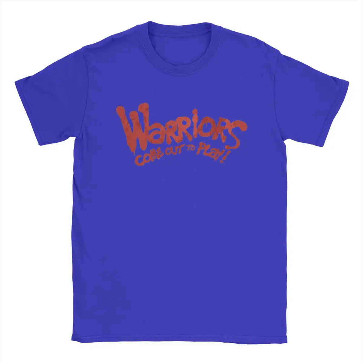 The Warriors Tee - Come Out to Play - Classic Movie Hipster Cotton Shirt for Men-Blue-4XL-