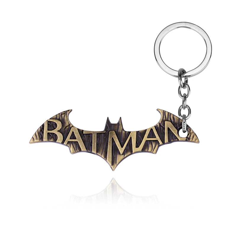 Batman Darts Metal Keychains Cosplay Props Film Television Works Peripheral Gifts Men Women Backpack Jewelry Accessories-K001-bronze-