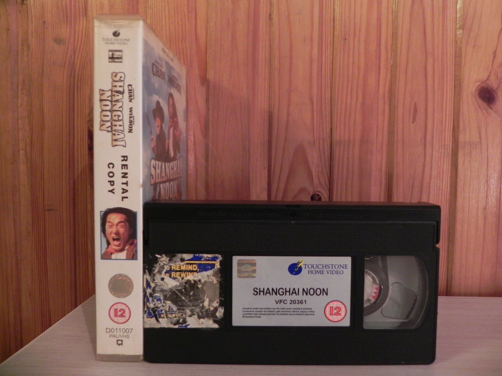 SHANGHAI NOON - Jackie Chan - Owen Wilson - Ex-Rental Video - Big Box - VHS-